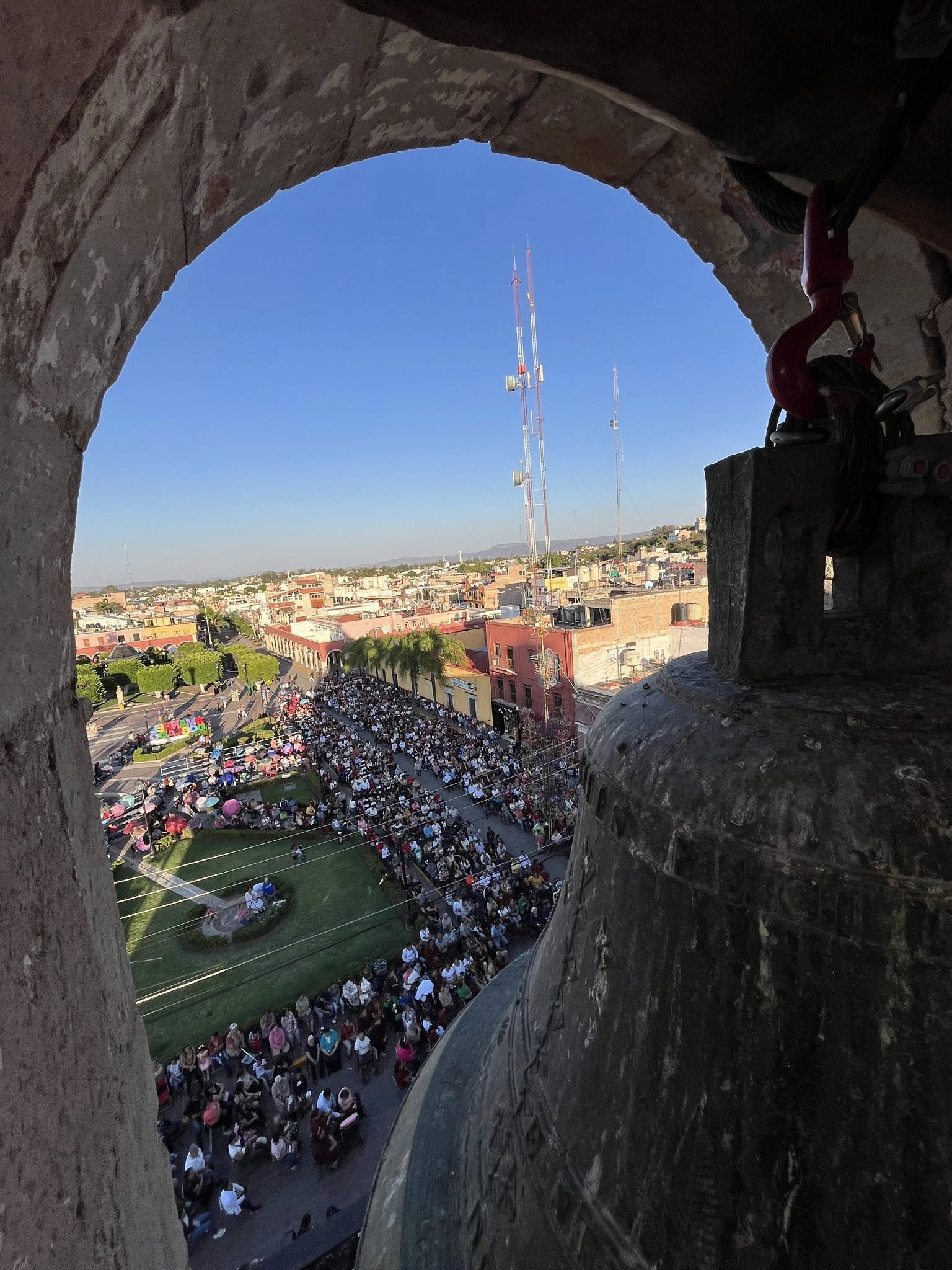 Multitudes acompañan a Nuestro Padre Jesús en Manuel Doblado