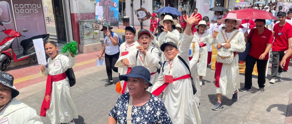 Monaguillos viven su jubileo rumbo a la Marcha a Cristo Rey